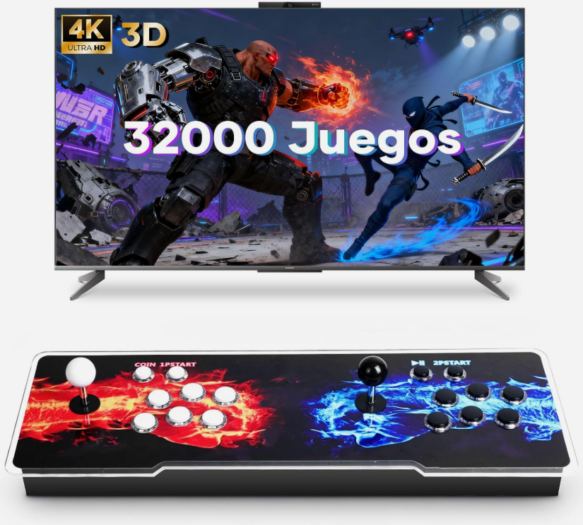 HEEDU Tablero Arcade 3D - 32000 Juegos