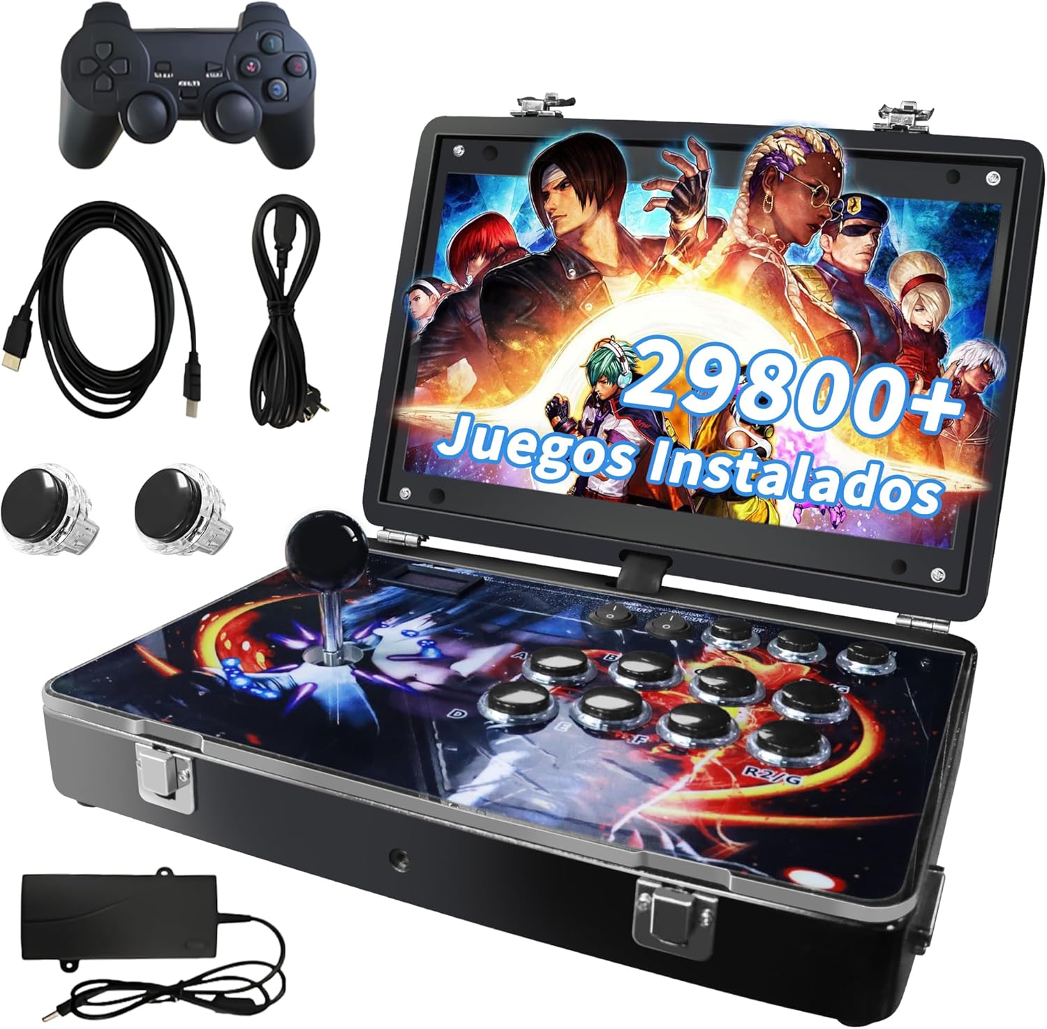 Consola Portátil Arcade 3D 18 Pulgadas - 29800 Juegos